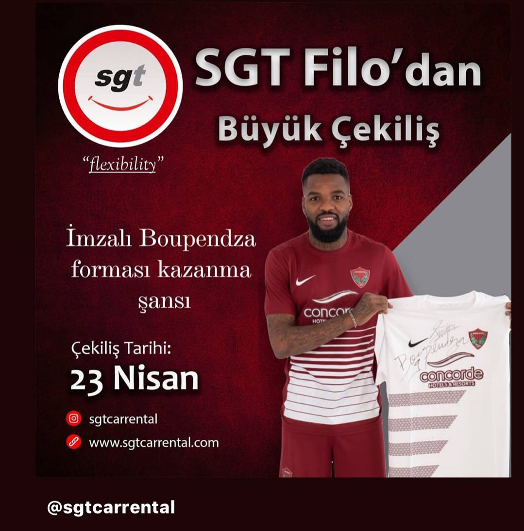 Hatayspor Boupenza Trikot als Geschenk